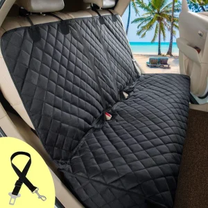 Dog Car Seat Cover Pet Travel Carrier Mattress Waterproof Dog Car Seat Protector With Middle Seat Armrest For Dogs