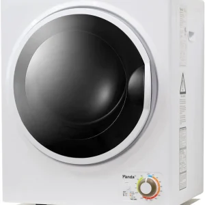 Compact Electric Clothes Dryer 1.5 cu.ft, 850W Stainless Steel Tub, Ideal for Apartments & Dorms