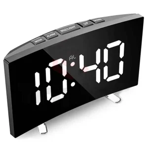 Electronic Alarm Clock Noiseless Design Digital LED