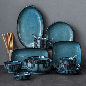 Blue Kiln Glaze Dinner Plate