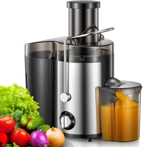 Versatile 3-Inch Wide Mouth Juicer Machine for Vegetables And Fruits  3-Speed Settings